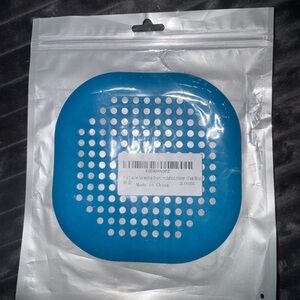 Blue Silicone drain cover